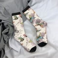 thumbnail image 5 of Cauagu Flying Butterflies-1 Print Crew Socks for Women and Men,Adult Athletic Running Socks 1-Pair Sports Socks Work Gear Socks with Moisture Wicking, 5 of 6