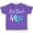 Purple, variant on Inktastic 4th Birthday Mermaid Party Girls Toddler T-Shirt