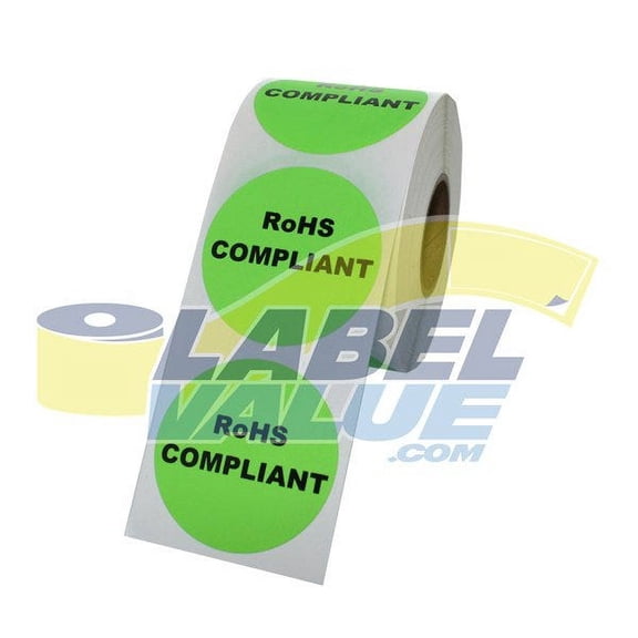 RoHS Compliant Labels 1.5"