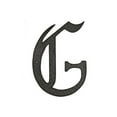 thumbnail image 1 of Montague Metal Products HAM-24-G 24 In. Decorative Home Accent Monogram G, 1 of 1
