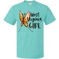 thumbnail image 3 of Inktastic West Virginia Girl- Butterfly T-Shirt, 3 of 5