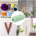 thumbnail image 5 of Uxcell 3 mm x 109 Yard Macrame Cord Soft Cotton Colored Crafts Yarn Rope Light Green, 5 of 7
