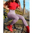 thumbnail image 6 of COMFREE Womens Seamless Leggings High Waisted Workout Tight Leggings Gym Yoga Pants Tummy Control Sports Compression, 6 of 7