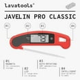 thumbnail image 3 of Lavatools Javelin® PRO Classic Ultra-Fast 2-Second Professional Digital Instant Read Meat Thermometer for Grill and Cooking, Auto-Rotating Backlit Display, IP65 Water Resistant – Panda, 3 of 5