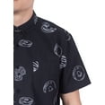 thumbnail image 7 of Men’s Short Sleeve Donut Print Button Up Shirt – Funny Novelty Casual Top – Birthday, Party & Summer Gift, 7 of 7