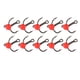 thumbnail image 1 of Anzuelo de pesca Jadeshay 10 piezas/juego triple para pesca en hielo, 1 of 14