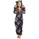 thumbnail image 1 of Mono de niña de manga larga con capucha y manga larga, pijama informal de invierno cálido, ropa de dormir para niña, mono de poliéster, 1 of 5