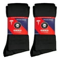 thumbnail image 5 of 4 Pairs of Diabetic Over the Knee Cotton Socks (Black, Sock Size 10-13, Fits US Men's Shoe Size 10-11.5), 5 of 5