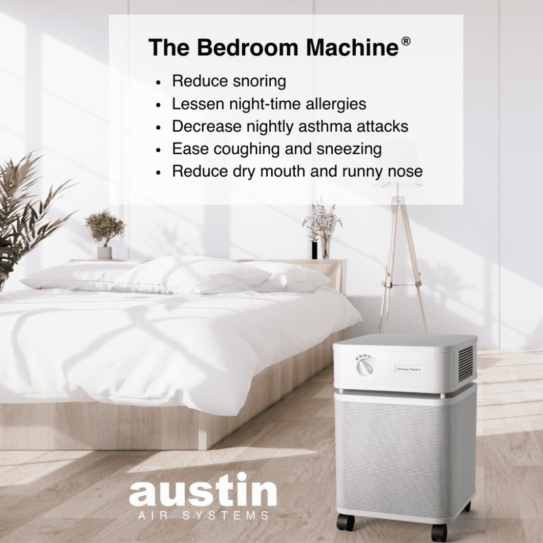 Austin Air Bedroom Machine Air Purifier, Black