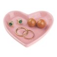thumbnail image 2 of Unique Bargains Ceramic Jewelry Tray Trinket Ring Dish for Organizing Earrings Necklaces Pink-9*9.2*1.3cm, 2 of 7