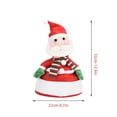 thumbnail image 3 of Fridja Animated Christmas Hat with Music Plush Christmas Doll Hat Dancing Singing Glowing Santa Hat, 3 of 9
