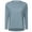 Blue, variant on FITOP YOGA Long Sleeve Workout Tops Shirts for Women Loose Fit Athletic Yoga Shirt Casual Boat Neck Tops