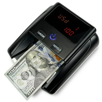 DETECK Money Counter Bundle: DT5 Portable Bill Counter & DT10CB Counterfeit Detector