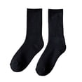 thumbnail image 3 of Calcetines de media pantorrilla para mujer, 2 uds., calcetines cálidos de Color sólido, informales, gruesos, suaves, para botas, para senderismo, Talla única Soledad Calcetines de becerro, 3 of 10
