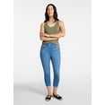 thumbnail image 2 of Time and Tru Women's Capri Jeggings, Sizes XS-XXXL, 2 of 4