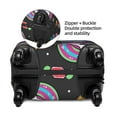 thumbnail image 4 of Haiem Rainbow Unicorn And Cat Icecream Luggage Cover,Durable, Washable Suitcase Protector With Anti-Scratch Technology - Keep Your Luggage Looking New Large, 4 of 9