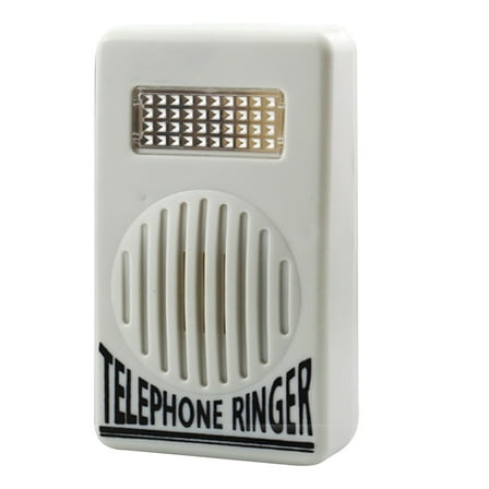 Telephone Ringer, Telephone Volume Increasing Extra-Loud Ringer Sound Telephone Phone Amplifier Strobe Light Flasher Bell