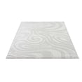 thumbnail image 3 of Abani Cozy Modern Circular Waves Area Rug 9x12 Cream Ivory Power-Loomed, 3 of 7