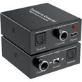 thumbnail image 1 of KSRplayer Convertidor de Audio Digital Bidireccional Óptico a Coaxial / Coaxial a Óptico, Adaptador Repetidor de Toslink SPDIF, 1 of 10