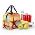 thumbnail image 4 of Naloa Starfish Sunset Sea Beach Print Lunch Box for Women Men,Insulated Lunch Bag,Lunchbox,Thermal Leakproof Cooler,Reusable Lunch Tote Bag for Work School Travel Picnic, 4 of 7