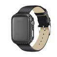 thumbnail image 4 of ALMNVO Cover Compatible with Apple Watch Case 44mm 45mm 41mm 40mm 42mm 38mm Carbon Fiber Bumper Protector Frame iWatch Series 8 7 4 5 6 SE 3, 4 of 8