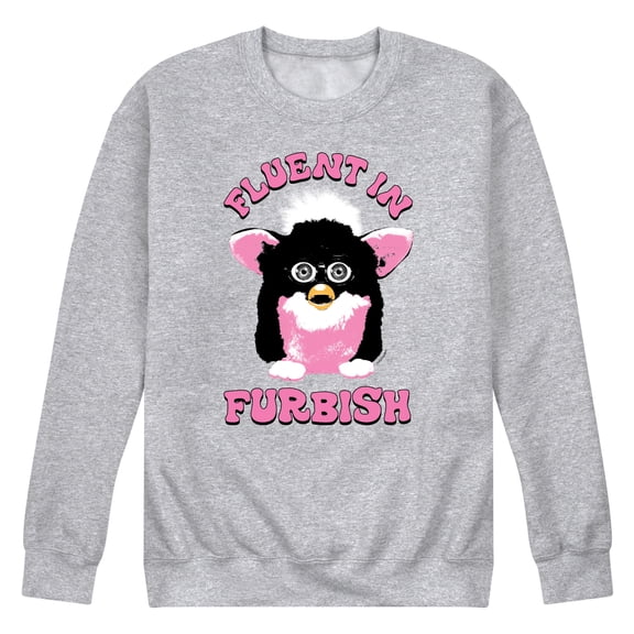 Furby - Fluent In Furbish - Men's Crew Fleece Sweatshirt