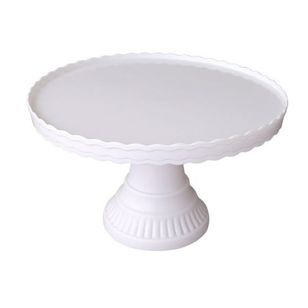 

Yoone Cake Stand Stable Non-slip Plastic Wave Design Dessert Display Plate for Wedding