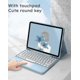 thumbnail image 2 of Ipad 9th Generation 8th 7th Gen 10.2 Inch/air 3 Pro 10.5 Inch Keyboard Case With Touchpad Cute Round Key Color Keyboard Detachable Bluetooth Touch Key, 2 of 5