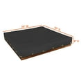 thumbnail image 3 of COVERS&ALL Sandbox Cover 18 Oz Waterproof - Sandpit Cover 100% Weather Resistant with Metal Grommets (70" W x 70" D x 8" H Inches, Black), 3 of 7