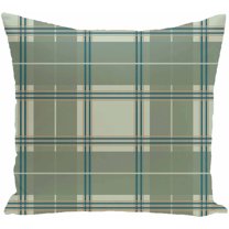 Simply Daisy 16" x 16" Big Bad Plaid Geometric Print Pillow