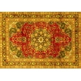 thumbnail image 1 of Ahgly Company Indoor Rectangle Persian Yellow Traditional Area Rugs, 5' x 7', 1 of 4