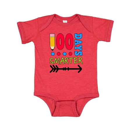 

Inktastic 100 Days Smarter with Arrow Gift Baby Boy Bodysuit