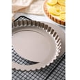 thumbnail image 3 of Tart Pan Removable Bottom, 8 Inch Quiche Pan, Fluted Tart Pan, 3 of 5