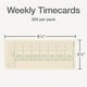 thumbnail image 2 of Time Cards Adams Weekly, tiempo extra, 2 caras, 9 x 21 cm, 200 unidades, 2 of 6
