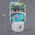 thumbnail image 2 of Cauagu Tropical Poolside Relaxation Print LED Nightlight,0.5W Night Lights Plug into Wall 1 Pack with Dusk-to-Dawn Light Sensor Soft Glow Lamp for Bathroom Adult Hallway-, 2 of 7