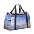 thumbnail image 2 of Kdxio Lavender Fields Under Blue Sky Travel Duffel Bag Gym Bag Weekender Travel Bag Gym Bag for Women &Men Airplane Travel Essentials for Flying, 2 of 7