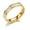 golden single row, variant on Circlet Stainless Steel Finger Ring Fashion Jewelry Zircon Rings Size 5-12#-golden single row-6