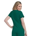 thumbnail image 4 of Urbane by Landau Women's Sophie Crossover Tunic Scrub Top, Style 9577, 4 of 9