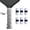 White, variant on Hesacore Hesatac Overgrip Tape – 6 Pack – White – for Pickleball, Padel & Tennis – Sweat Absorbing, Soft, Anti-Slip, Stretchable Overgrip