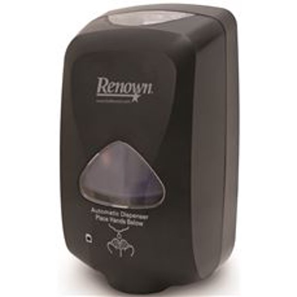 Renown TouchFree Foam Hand Soap Dispenser, 1,200 Ml, Black Walmart