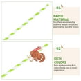 thumbnail image 2 of KAKOWELY 100pcs Cold Beverage Straws Assorted Color for Autumn Parties and Home Use, 2 of 7
