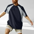 thumbnail image 2 of Men's Active Quick Dry Shirt Soccer Mesh Crew Neck T Shirts Athletic Short Sleeve Tee Top Big & Tall, 2 of 8