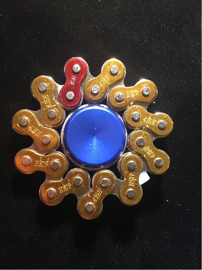 Heavy Duty Metal Bike Chain EDC Fidget Spinner by Blinkee