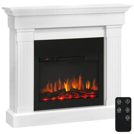 Best Choice Products 4700 Btu Wood Mantel Electric Fireplace W