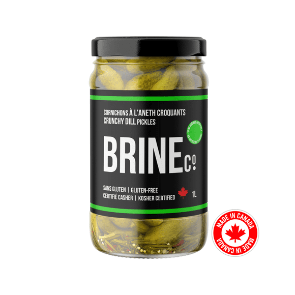 Brine Crunchy Dill Pickles 1L Jar