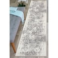 thumbnail image 3 of Vintage Distressed Boho Oriental Area Rug 2'x7' Gray Runner Rug, 3 of 7