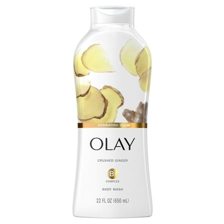 Olay Microscrubbing Cleansing Infusion Crushed Ginger Body Wash, 22