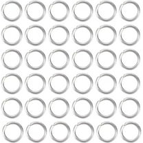 1 Box 3000Pcs Small Open Jump Rings Silver Jump Rings Bulk Stainless Steel Hypoallergenic Round Single Loop Circle Jump Ring for Jewelry Making Supplies Necklaces Bracelet Earrings DIY Crafts