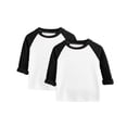 thumbnail image 3 of XinLfly 2PC Toddler Long Sleeve Shirt Soft Undershirts Base Color Block Layer Basic T Shirt Tees Daily Spring Clothes,5T, 3 of 7