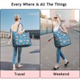 thumbnail image 5 of Cartoon Corgi Travel Tote Bags for Women Carry On,Large Weekender Bags for Women Travel,Multi Functional Duffle Bag for Work,Shopping,Sports, 5 of 5